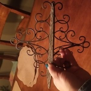 Perfect rod iron small decorative shelf!